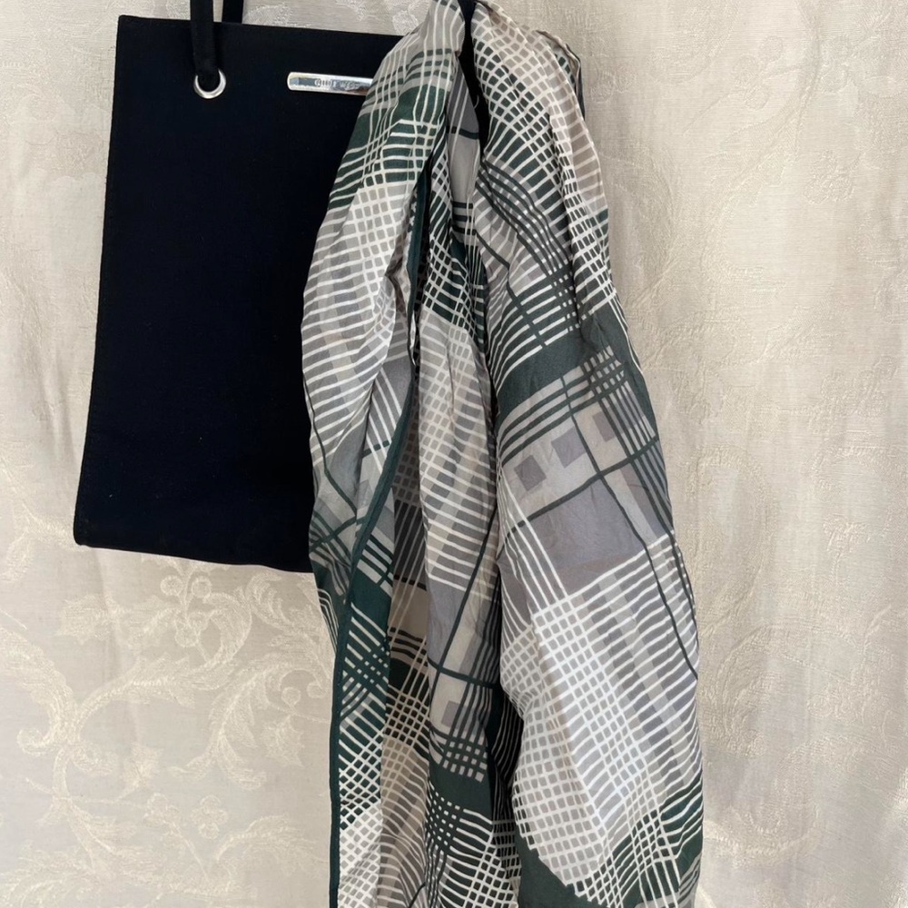 Green Plaid Scarf